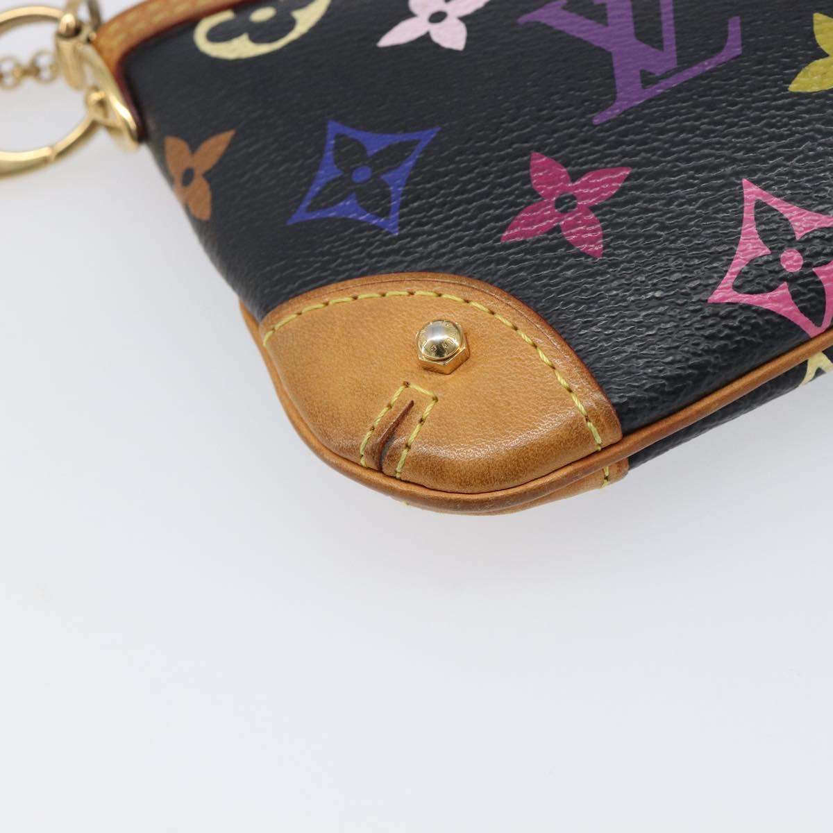 LOUIS VUITTON Monogram Multicolor Pochette Mila MM Black M60097 LV Auth 200570V