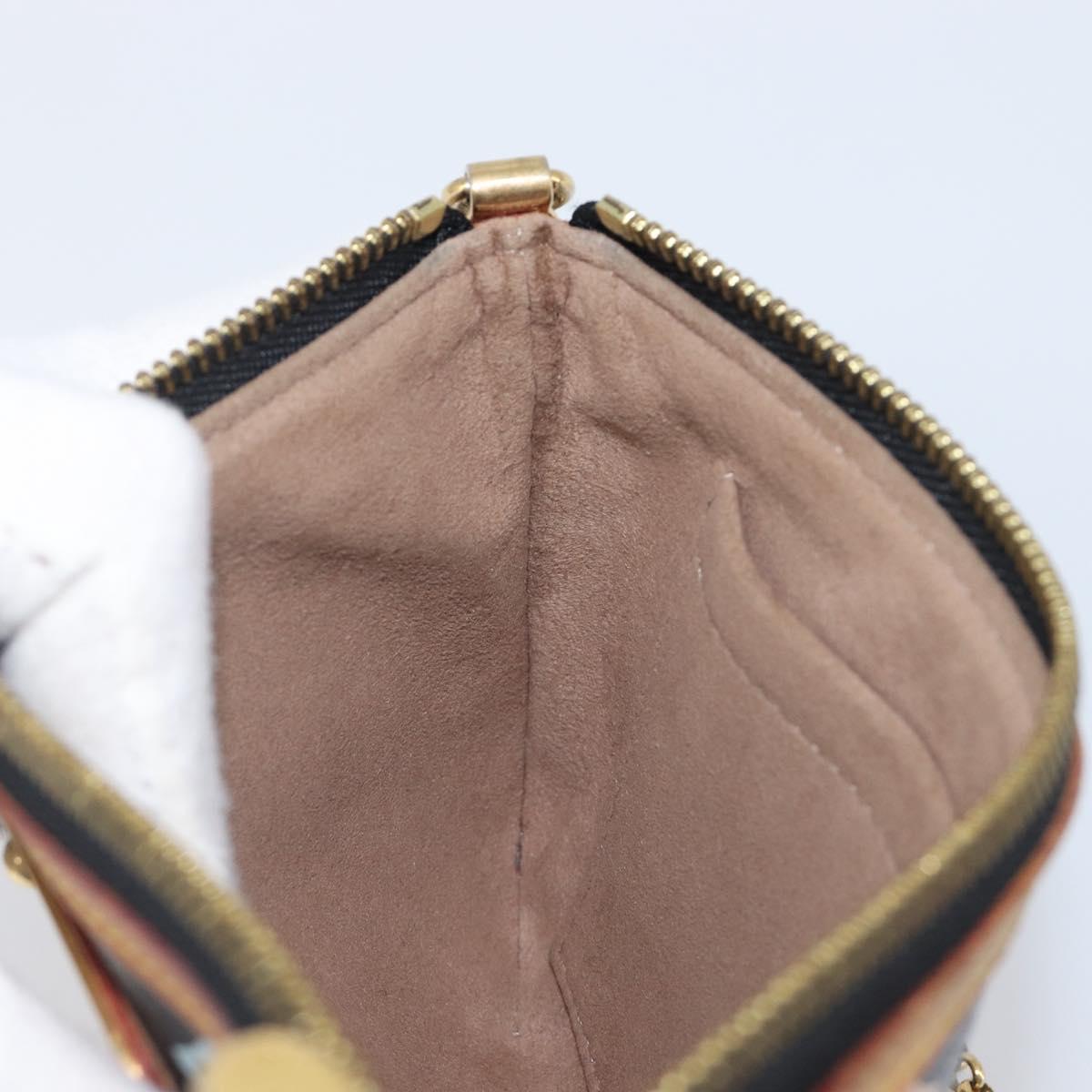 LOUIS VUITTON Monogram Multicolor Pochette Mila MM Black M60097 LV Auth 200570V
