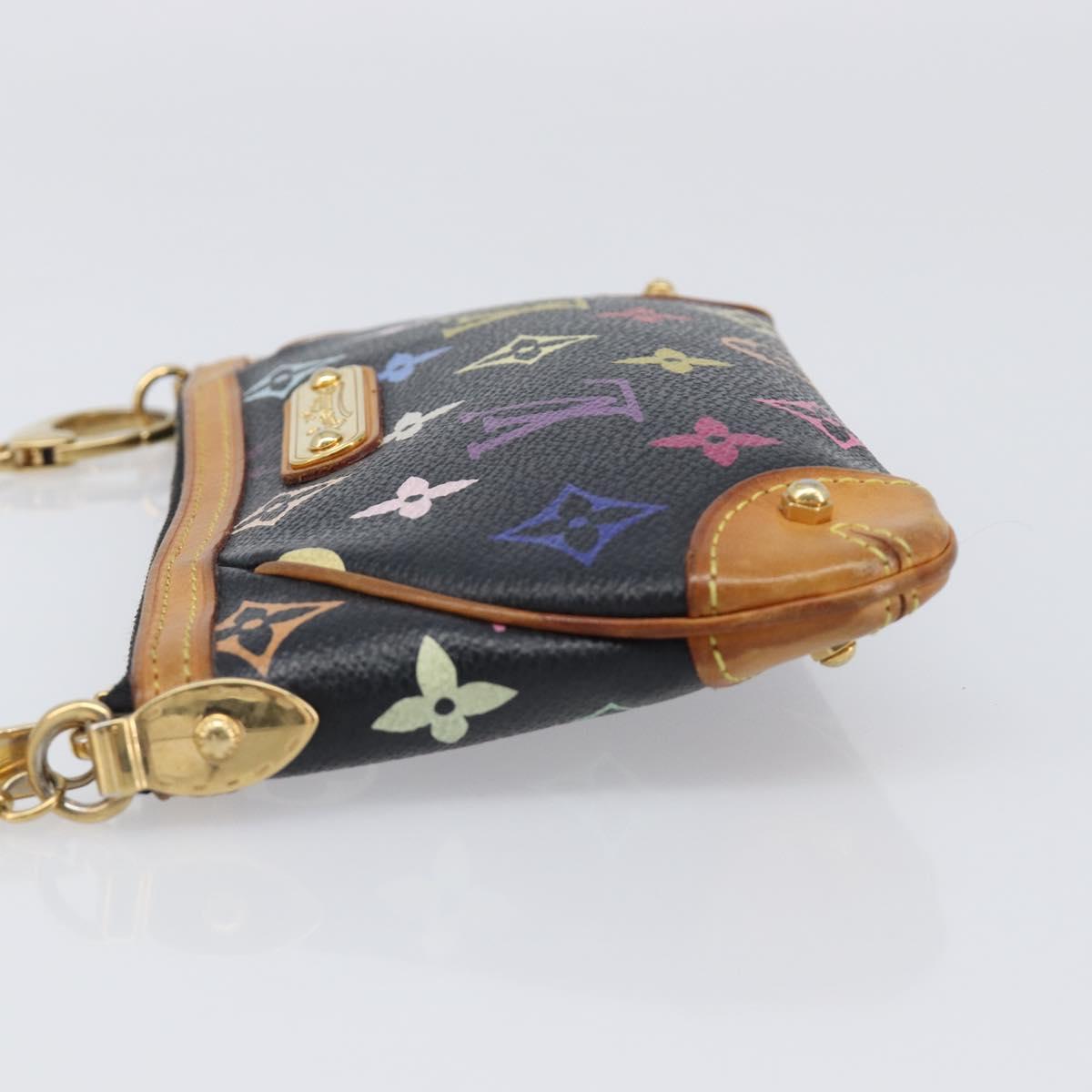 LOUIS VUITTON Monogram Multicolor Pochette Mila MM Black M60097 LV Auth 200570V