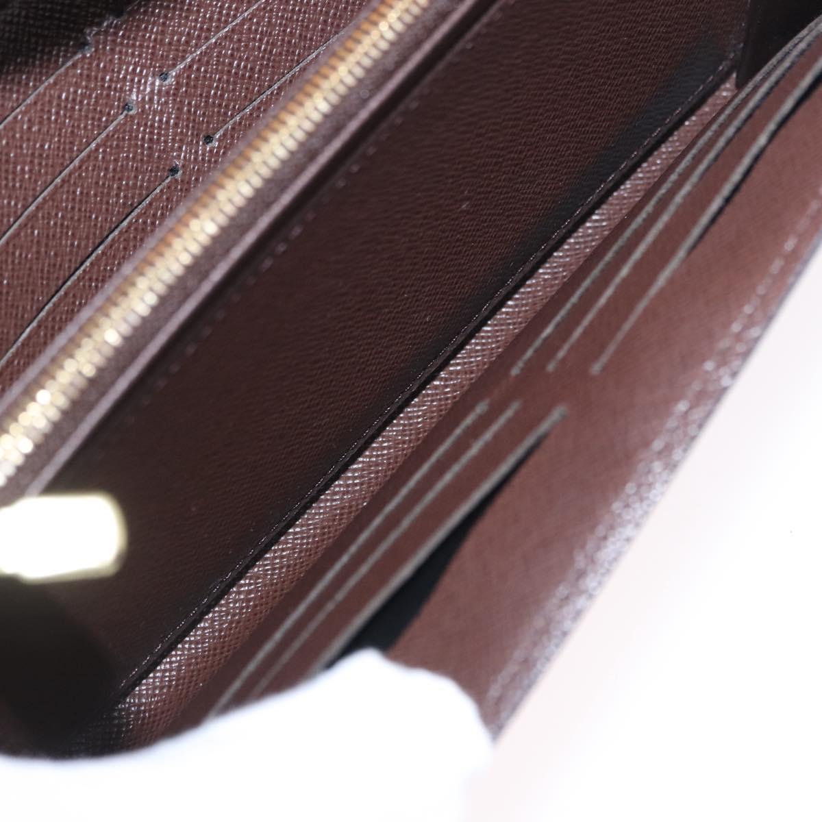 LOUIS VUITTON Damier Ebene Portefeuille Sarah Long Wallet N63209 LV Auth 200571M