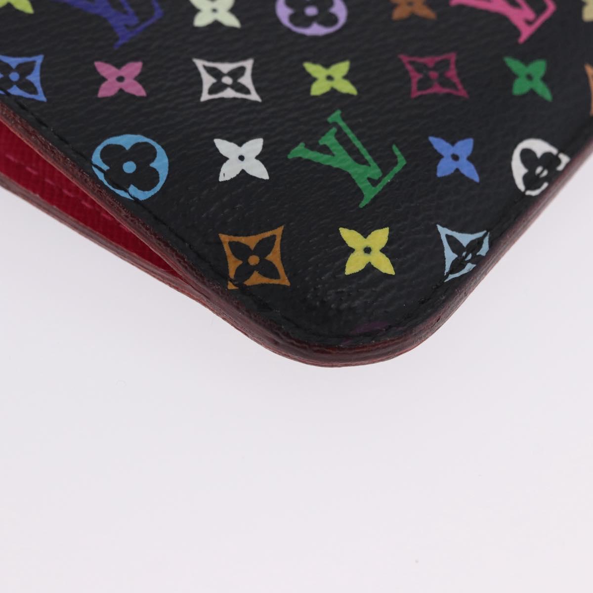 LOUIS VUITTON Monogram Multicolor Pochette Cles NM Black M60279 LV Auth 200573M