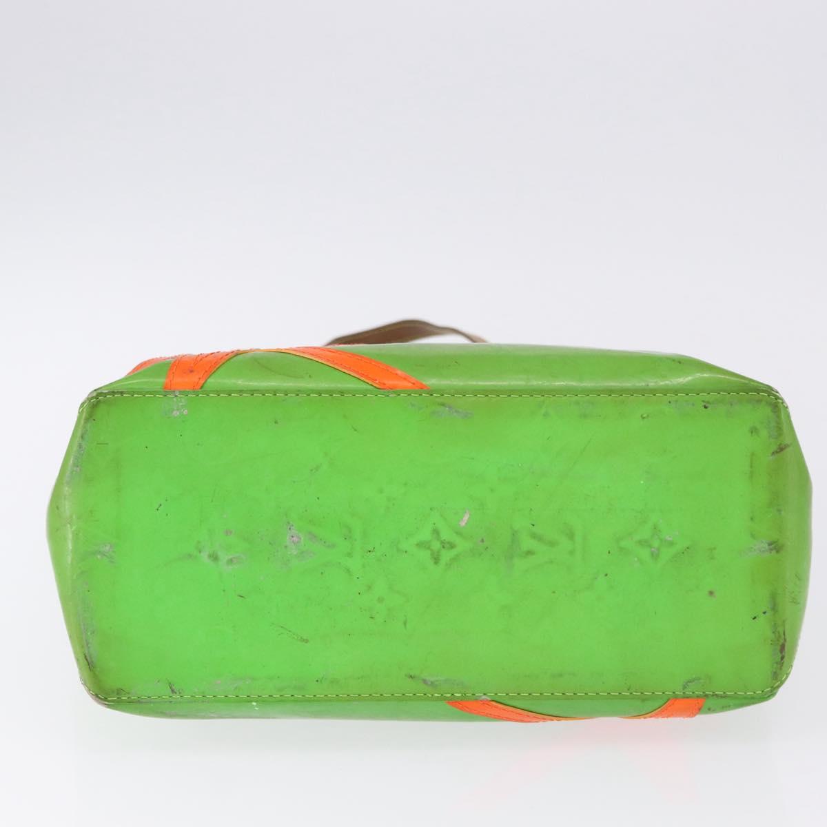 LOUIS VUITTON Monogram Vernis Fluo Reade MM Hand Bag Veil M91901 LV Auth 200640