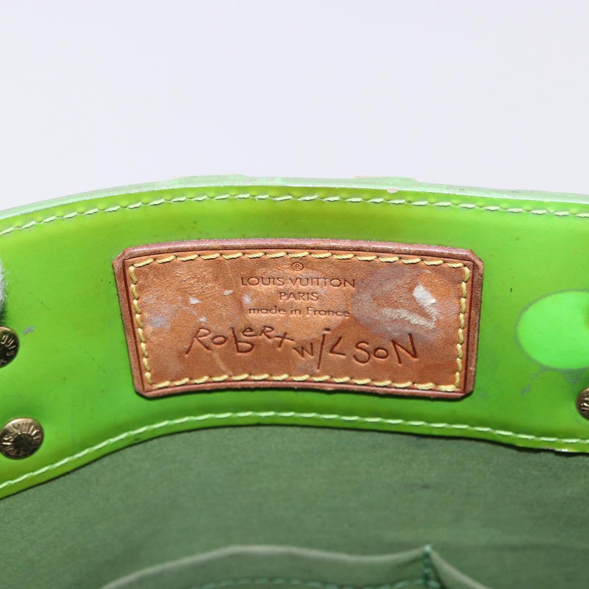 LOUIS VUITTON Monogram Vernis Fluo Reade MM Hand Bag Veil M91901 LV Auth 200640