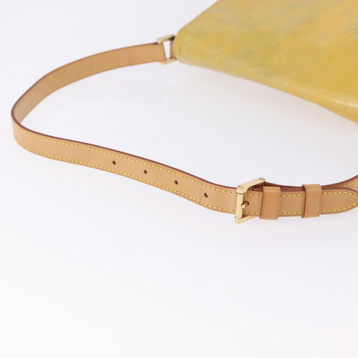 LOUIS VUITTON Monogram Vernis Thompson Street Bag Gris M91008 LV Auth 200645