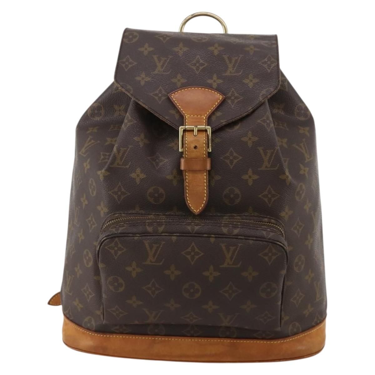 LOUIS VUITTON Monogram Montsouris GM Backpack M51135 LV Auth 200651A