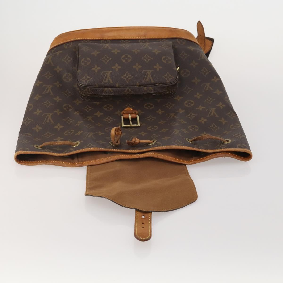 LOUIS VUITTON Monogram Montsouris GM Backpack M51135 LV Auth 200651A
