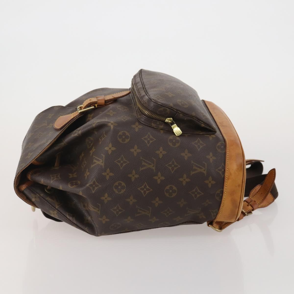 LOUIS VUITTON Monogram Montsouris GM Backpack M51135 LV Auth 200651A