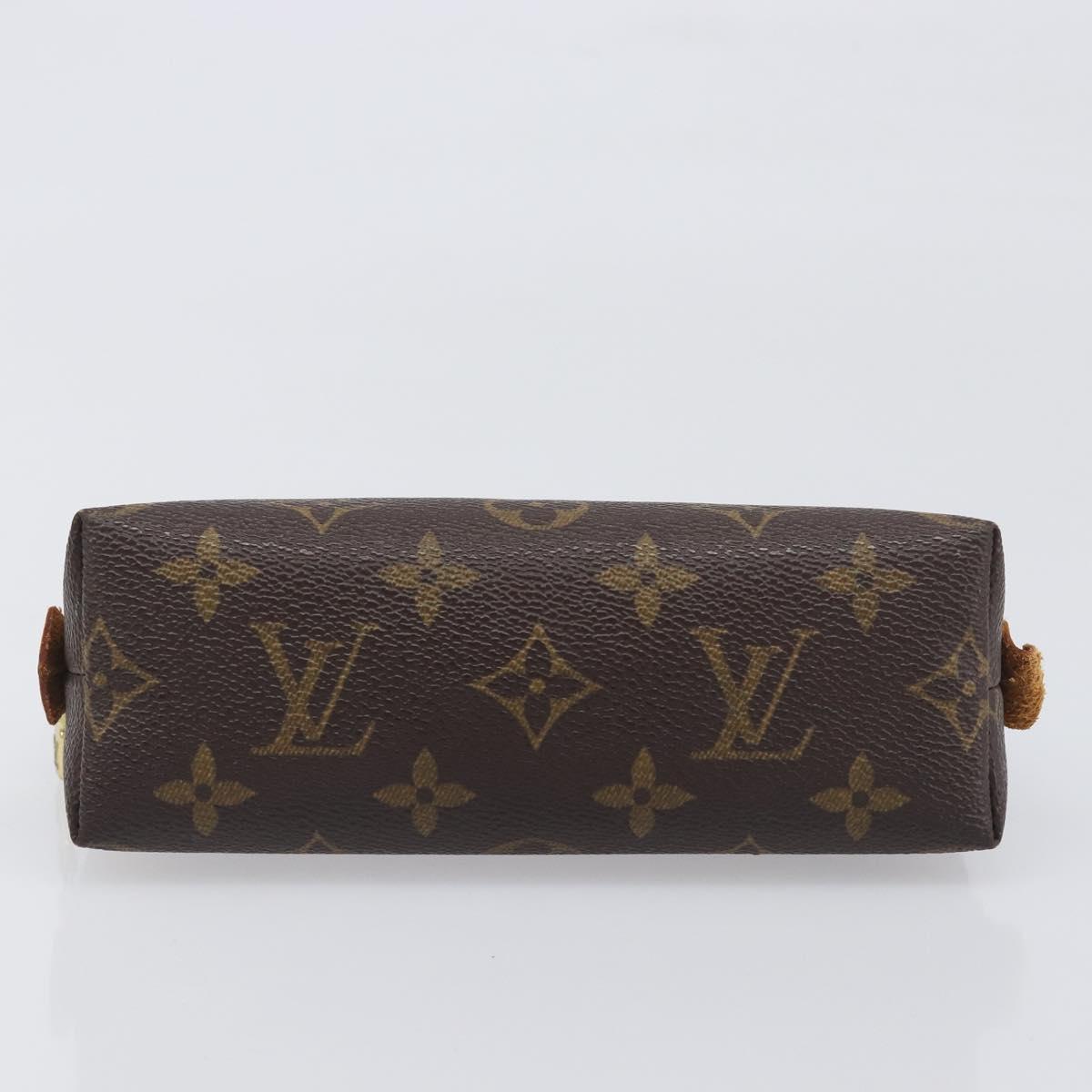 LOUIS VUITTON Monogram Pochette Cosmetic PM Cosmetic Pouch M47515 LV Auth 200659