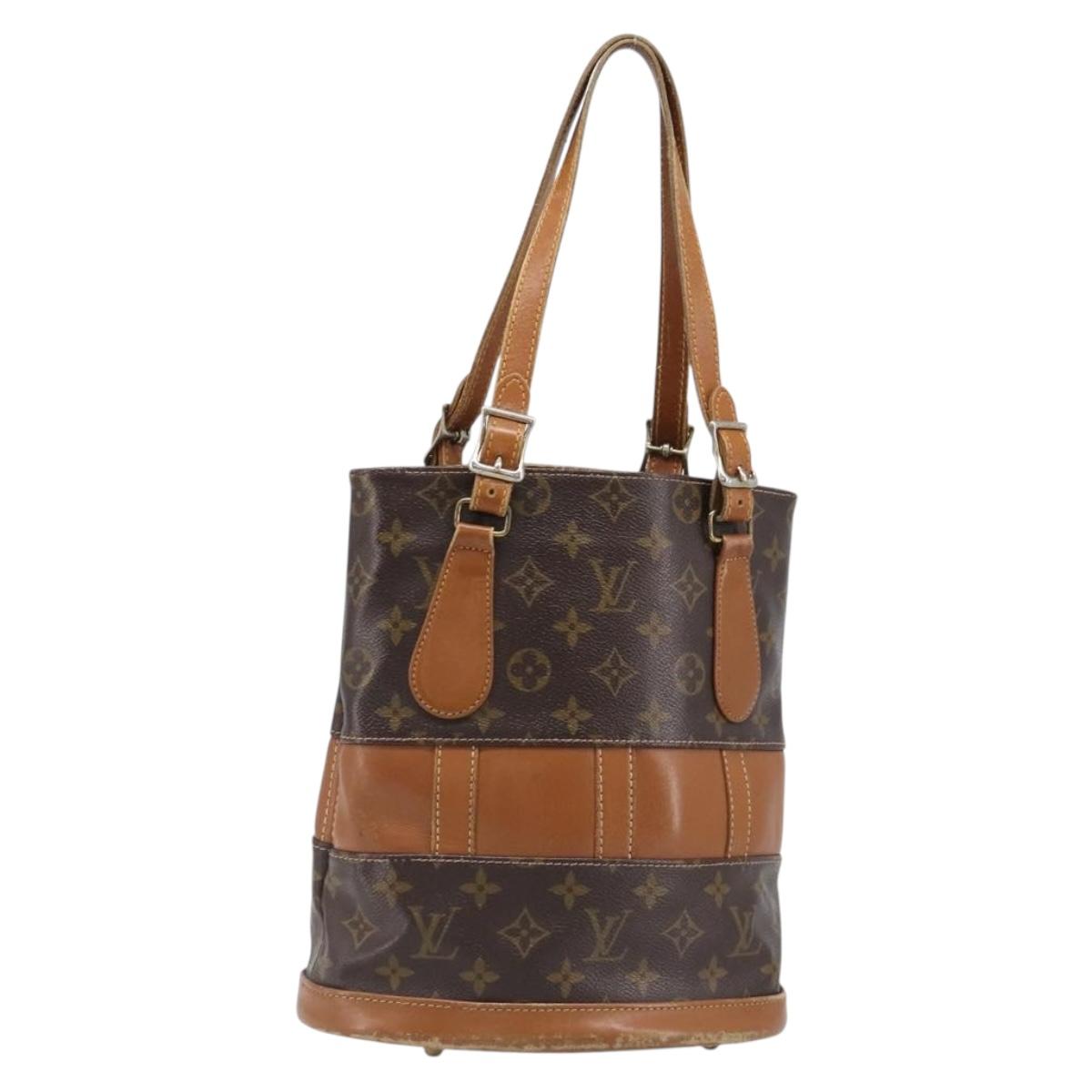LOUIS VUITTON Monogram Bucket PM Shoulder Bag USA limited M42238 LV Auth 200671