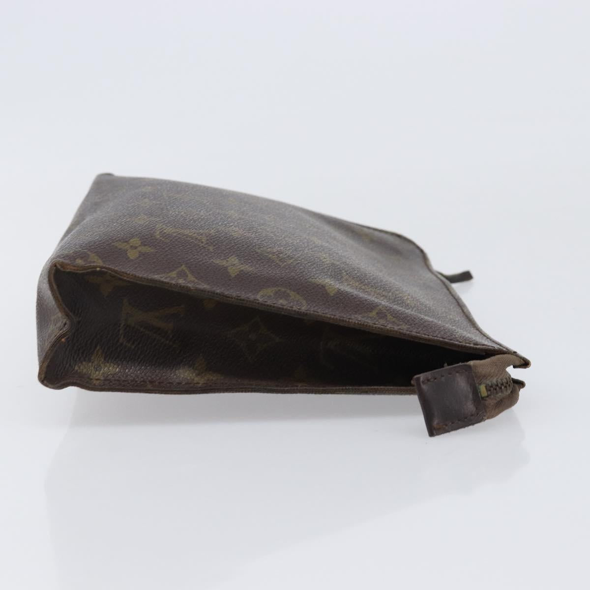 LOUIS VUITTON Monogram Poche Toilette 26 Pouch M47542 LV Auth 200678
