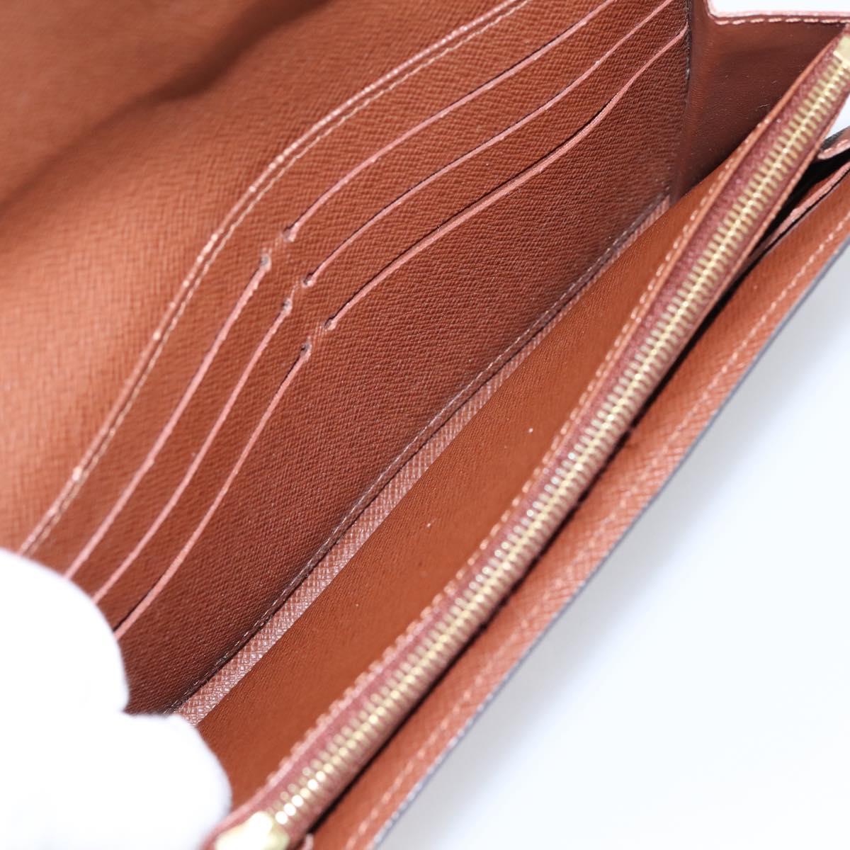 LOUIS VUITTON Monogram Portefeuille Sarah Long Wallet M60531 LV Auth 200688V