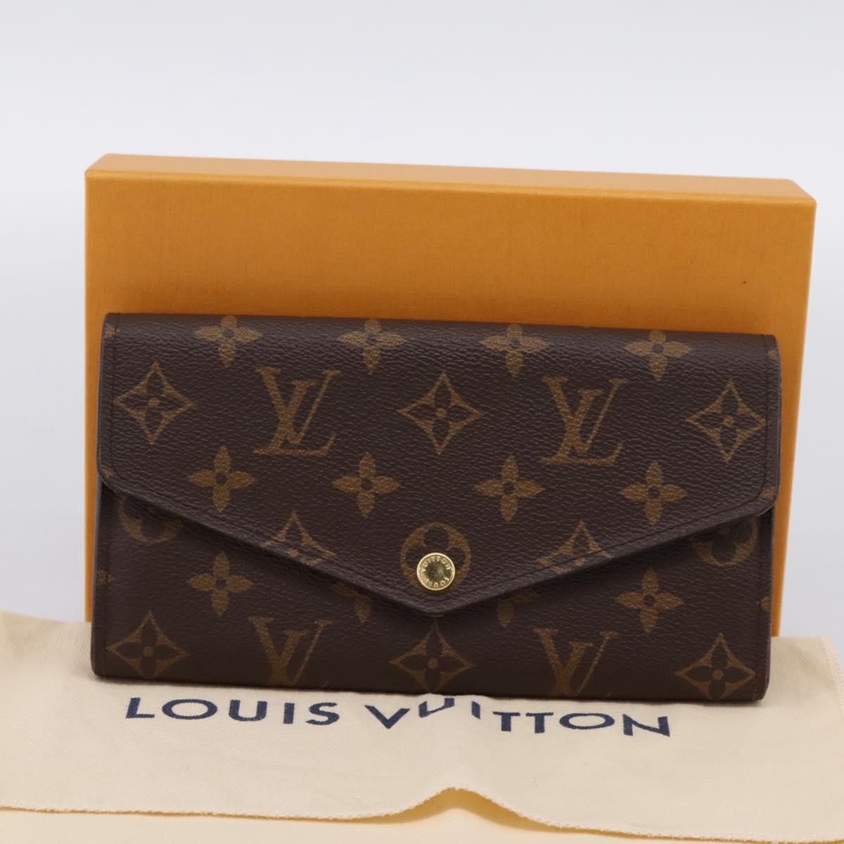 LOUIS VUITTON Monogram Portefeuille Sarah Long Wallet M60531 LV Auth 200688V