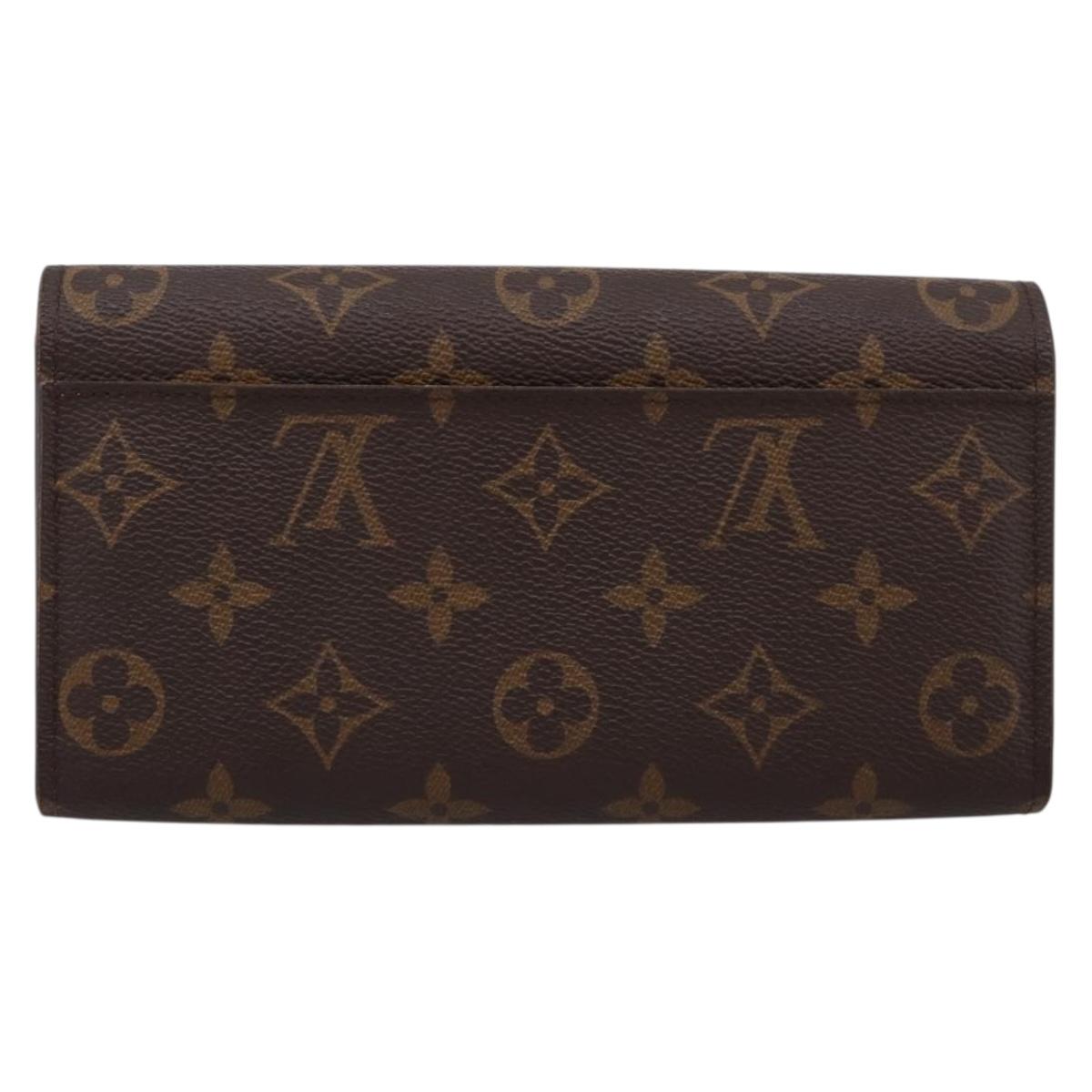 LOUIS VUITTON Monogram Portefeuille Sarah Long Wallet M60531 LV Auth 200688V
