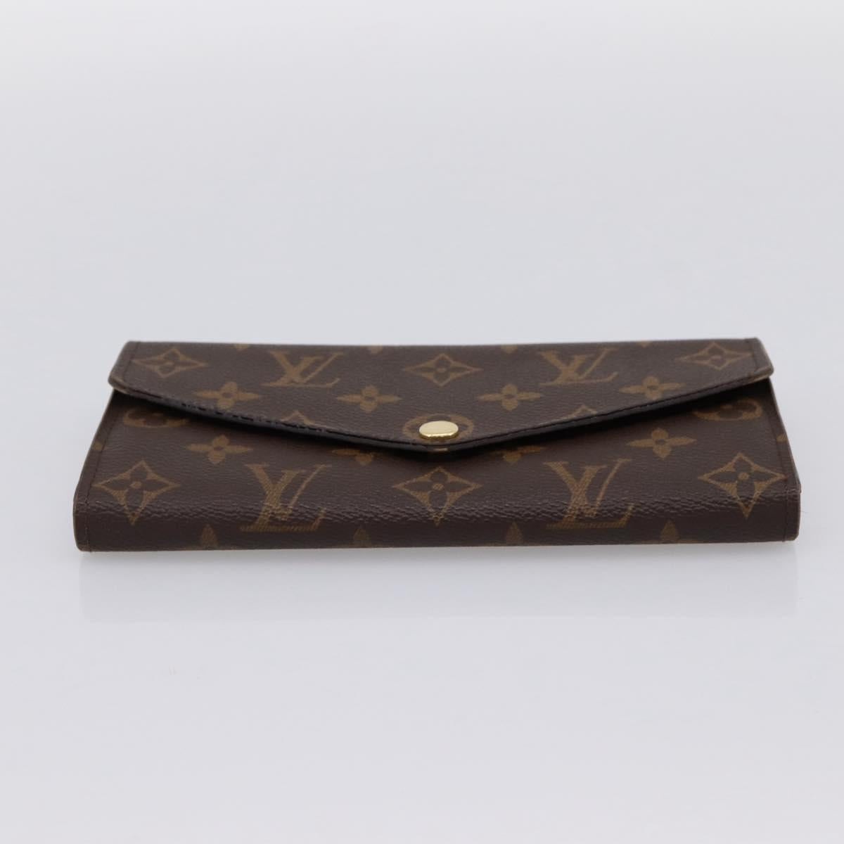 LOUIS VUITTON Monogram Portefeuille Sarah Long Wallet M60531 LV Auth 200688V