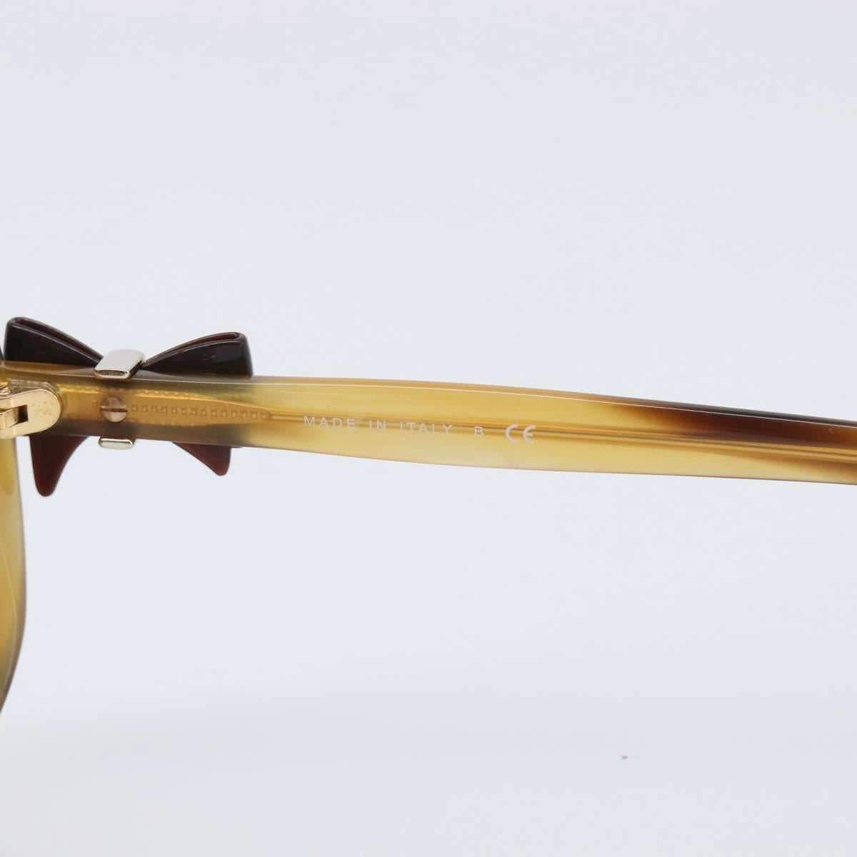 CHANEL Sunglasses plastic Beige CC Auth 200690A