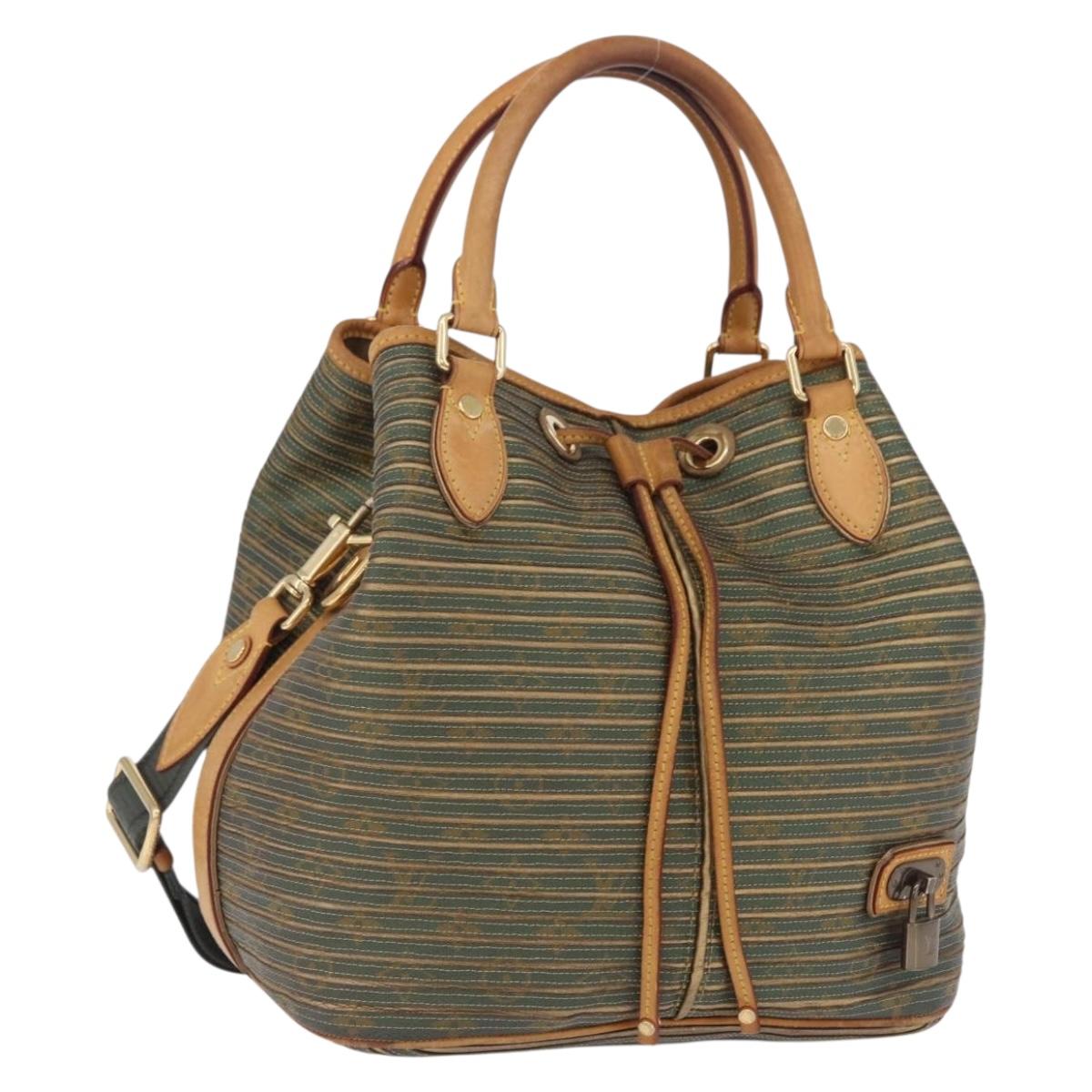 LOUIS VUITTON Monogram Eden Neo Hand Bag 2way Khaki M40356 LV Auth 200708M