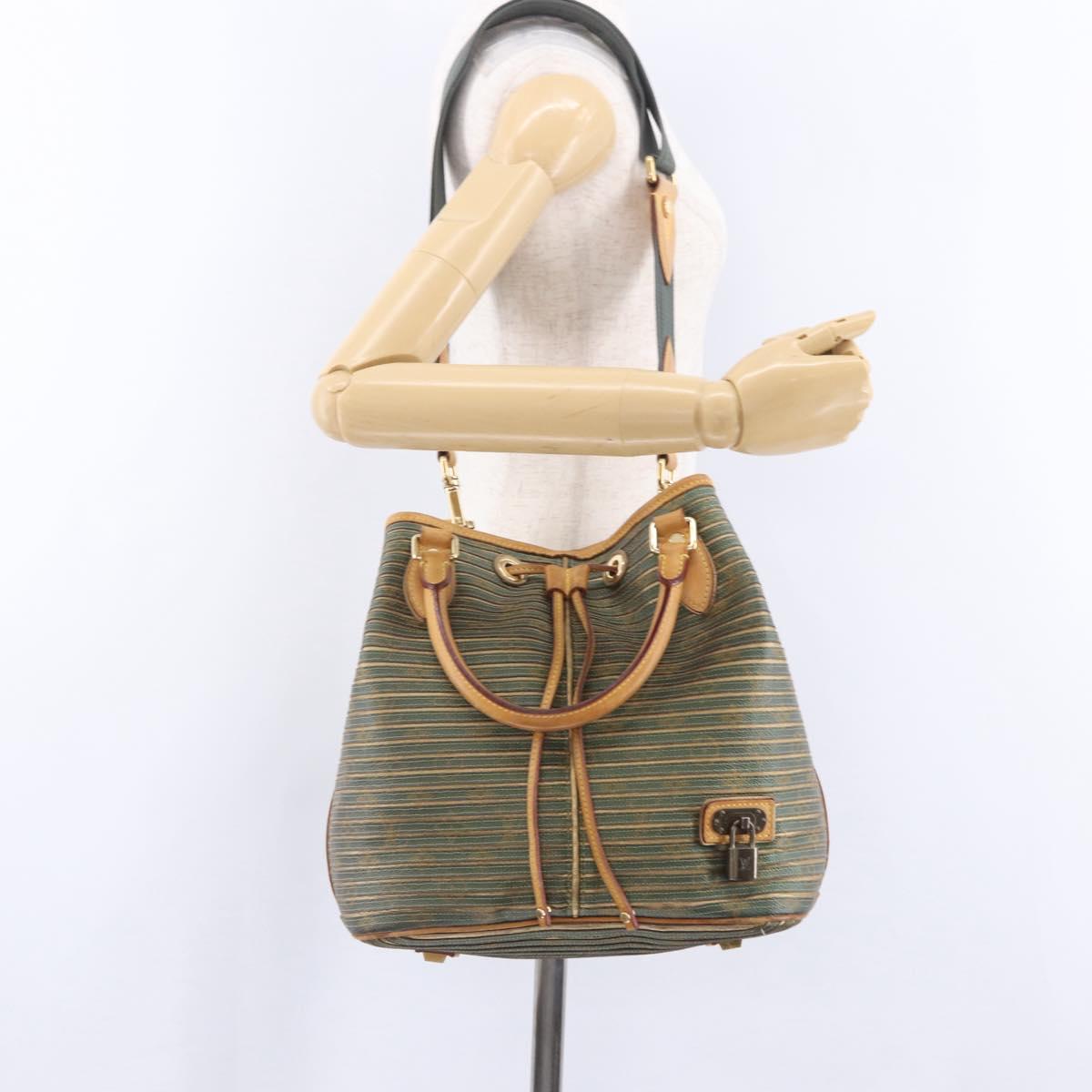 LOUIS VUITTON Monogram Eden Neo Hand Bag 2way Khaki M40356 LV Auth 200708M