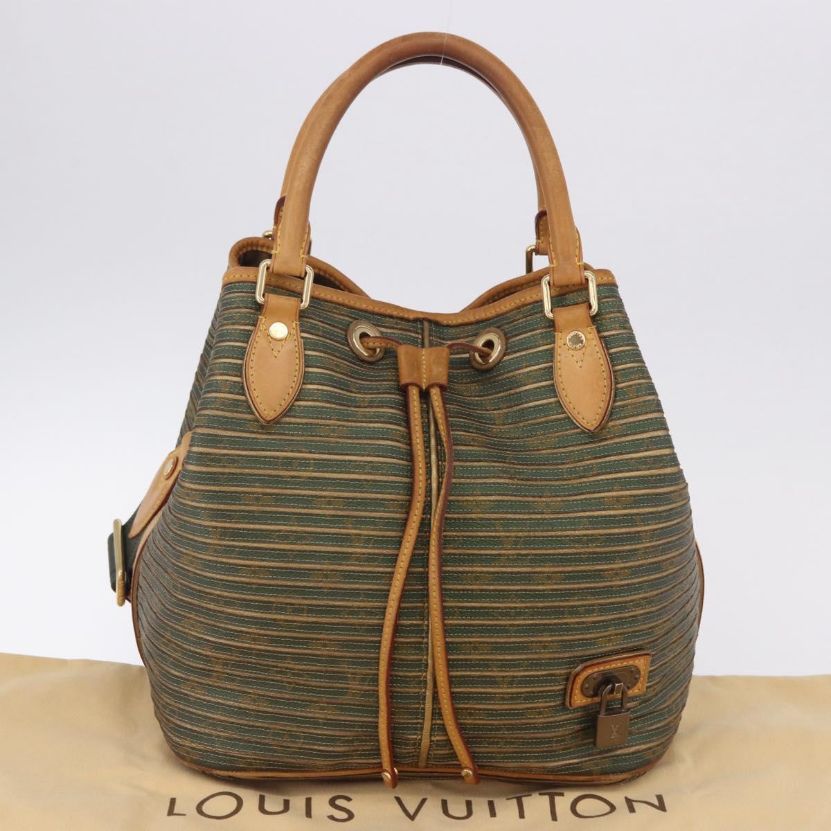 LOUIS VUITTON Monogram Eden Neo Hand Bag 2way Khaki M40356 LV Auth 200708M
