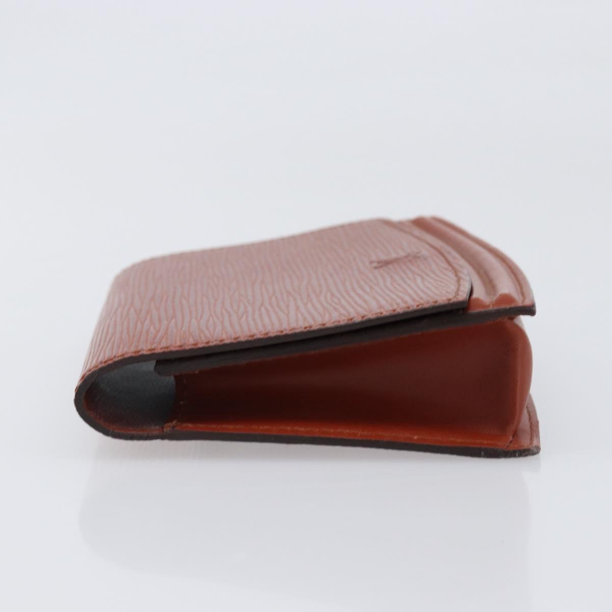 LOUIS VUITTON Epi Tilsitt Pouch Brown M52603 LV Auth 200717