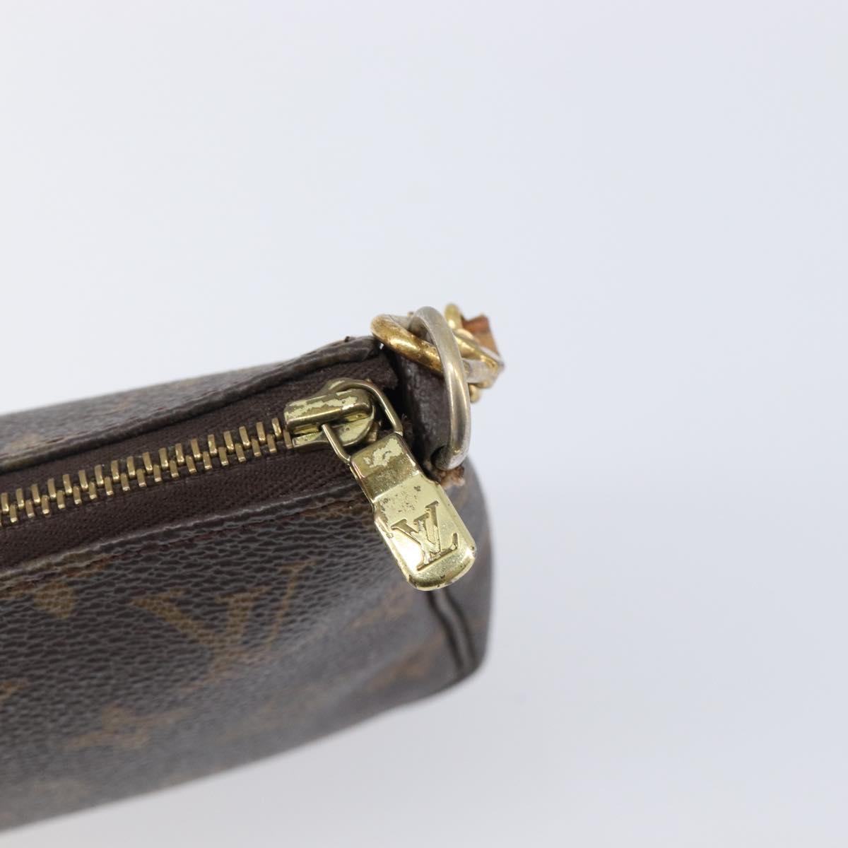LOUIS VUITTON Monogram Pochette Accessoires Pouch M51980 LV Auth 200720A