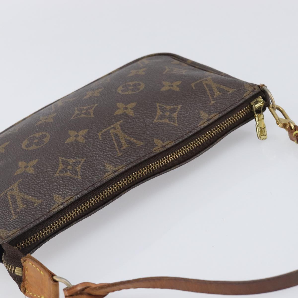 LOUIS VUITTON Monogram Pochette Accessoires Pouch M51980 LV Auth 200720A