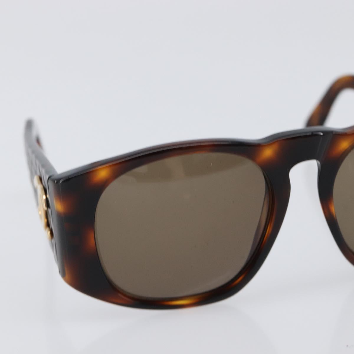 CHANEL Tortoise Pattern Sunglasses plastic Brown CC Auth 200736M