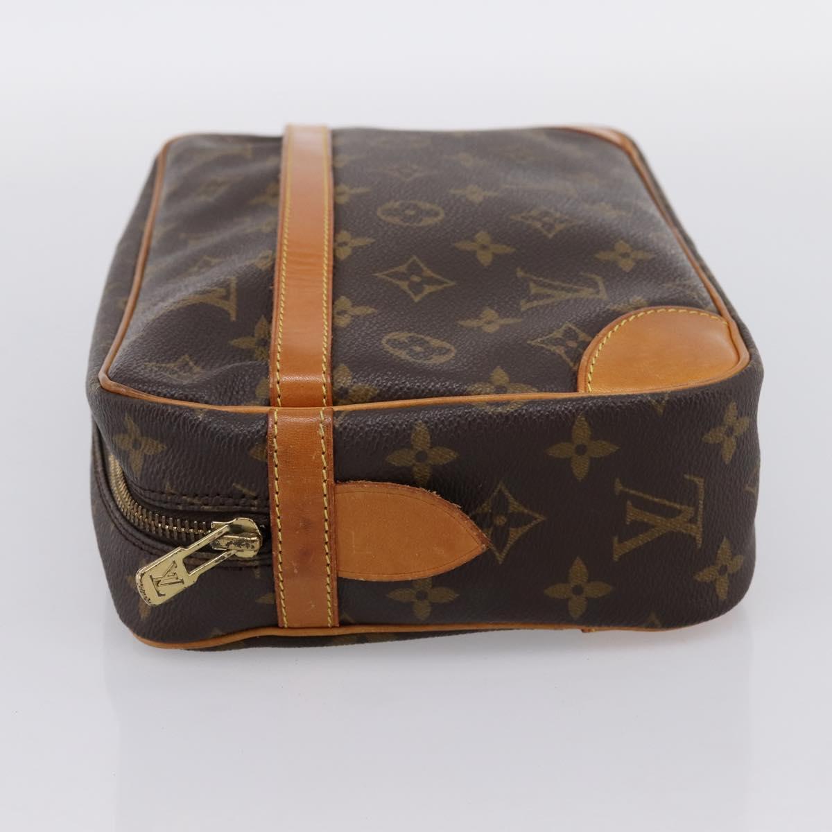 LOUIS VUITTON Monogram Compiegne 28 Clutch Bag M51845 LV Auth 200743