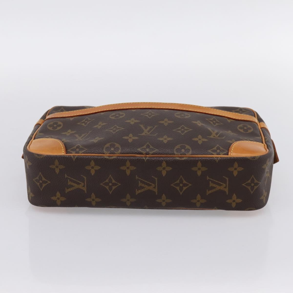 LOUIS VUITTON Monogram Compiegne 28 Clutch Bag M51845 LV Auth 200743
