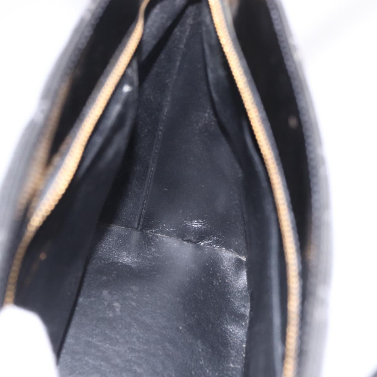 CHANEL Matelasse Reprint Tote Bag Patent Leather Black Gold CC Auth 200752