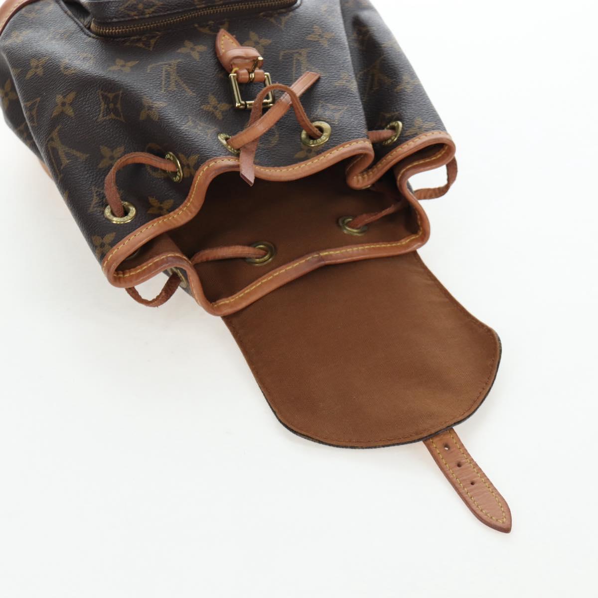 LOUIS VUITTON Monogram Montsouris PM Backpack M51137 LV Auth 200756V