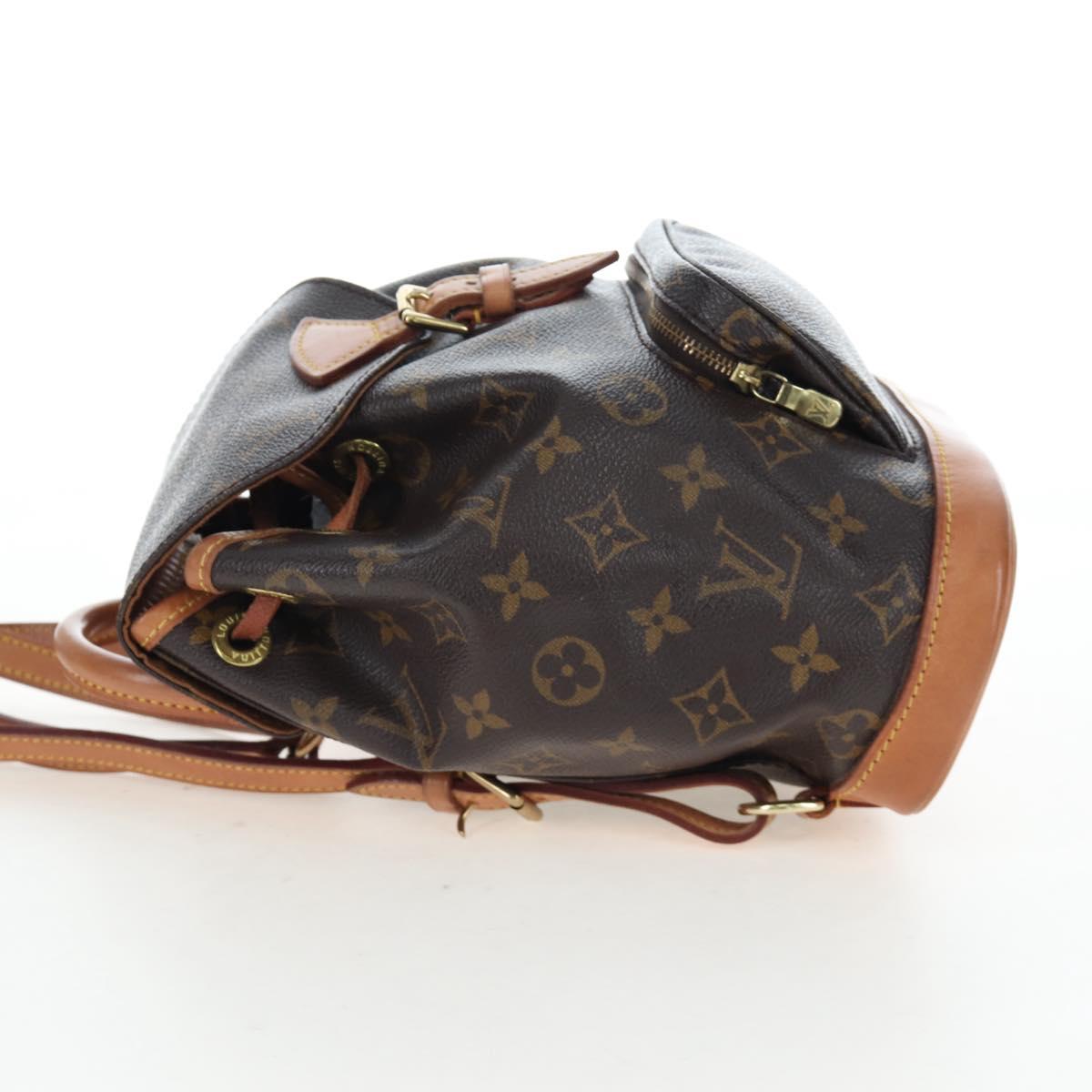 LOUIS VUITTON Monogram Montsouris PM Backpack M51137 LV Auth 200756V