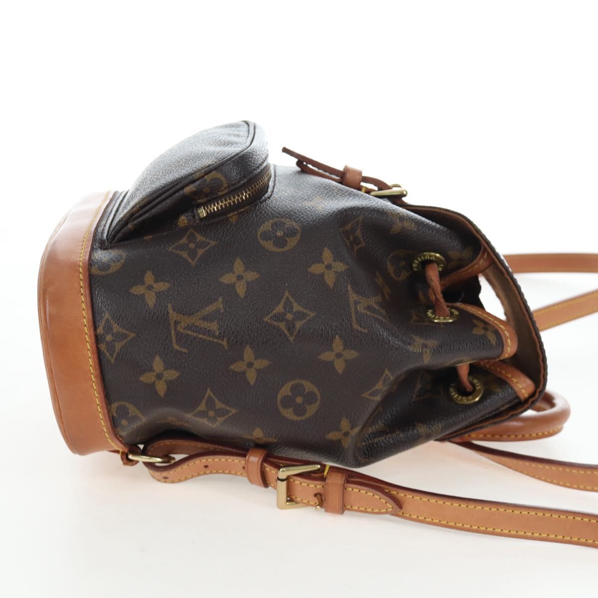 LOUIS VUITTON Monogram Montsouris PM Backpack M51137 LV Auth 200756V