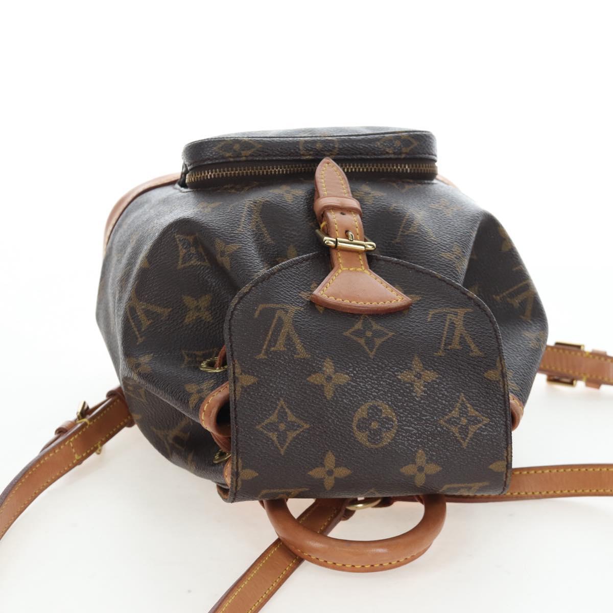 LOUIS VUITTON Monogram Montsouris PM Backpack M51137 LV Auth 200756V