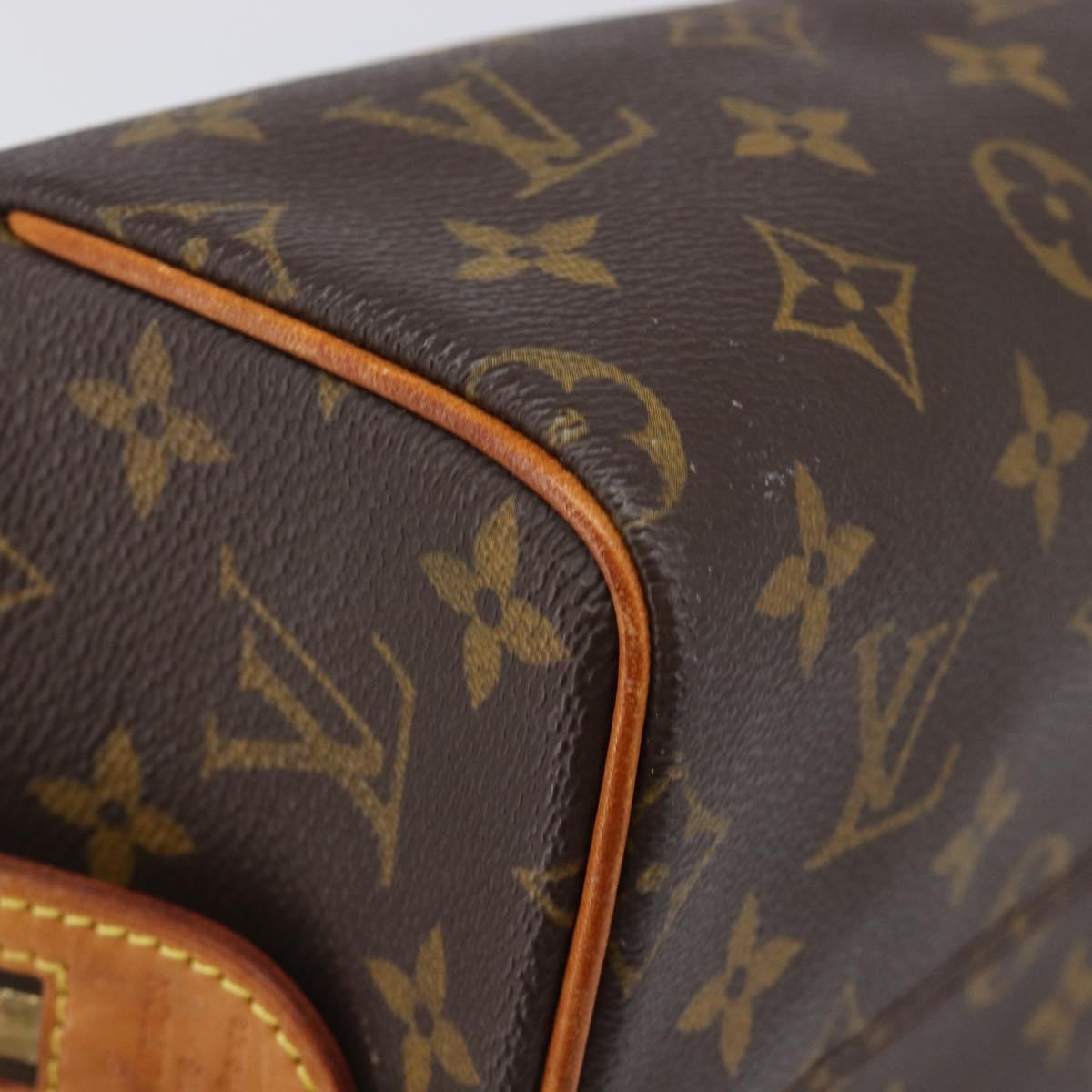 LOUIS VUITTON Monogram Trousse Pad Pression Cosmetic Pouch M47636 LV Auth 200800