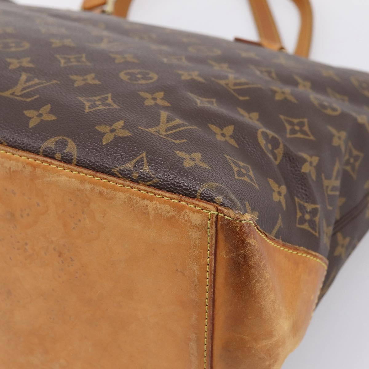 LOUIS VUITTON Monogram Cabas Mezzo Tote Bag M51151 LV Auth 200804