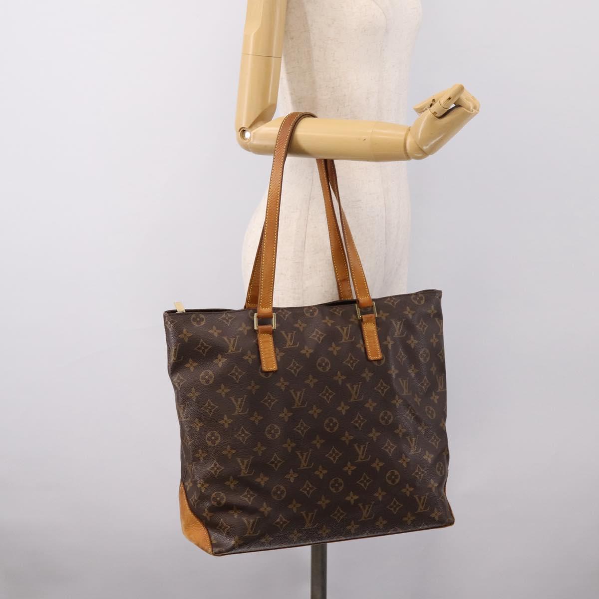 LOUIS VUITTON Monogram Cabas Mezzo Tote Bag M51151 LV Auth 200804