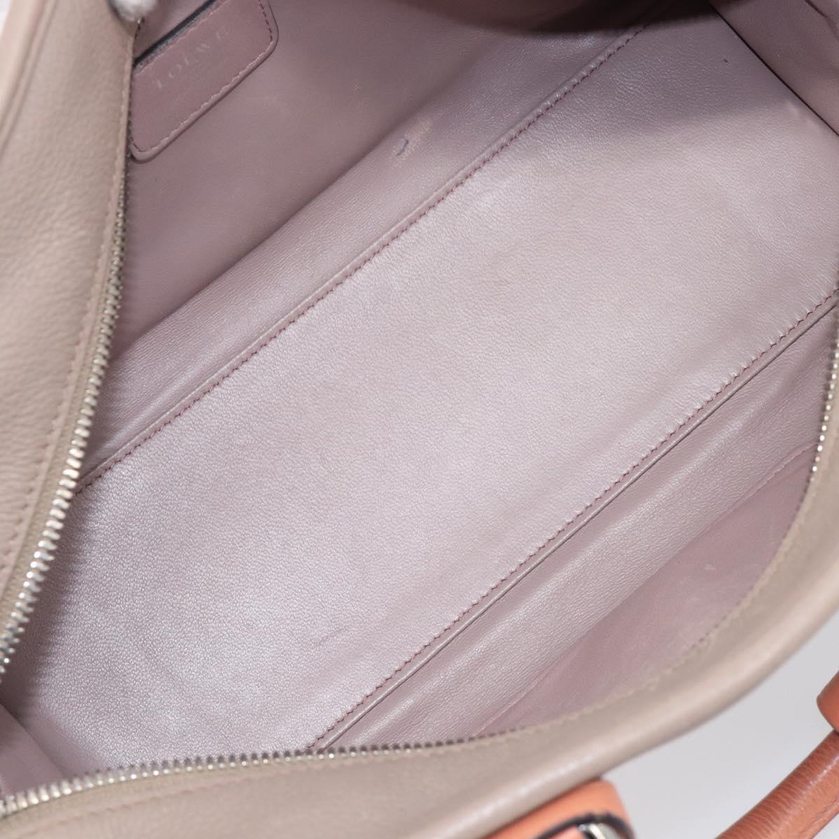 LOEWE Amazona 28 Hand Bag Leather Pink Silver Auth 200805V