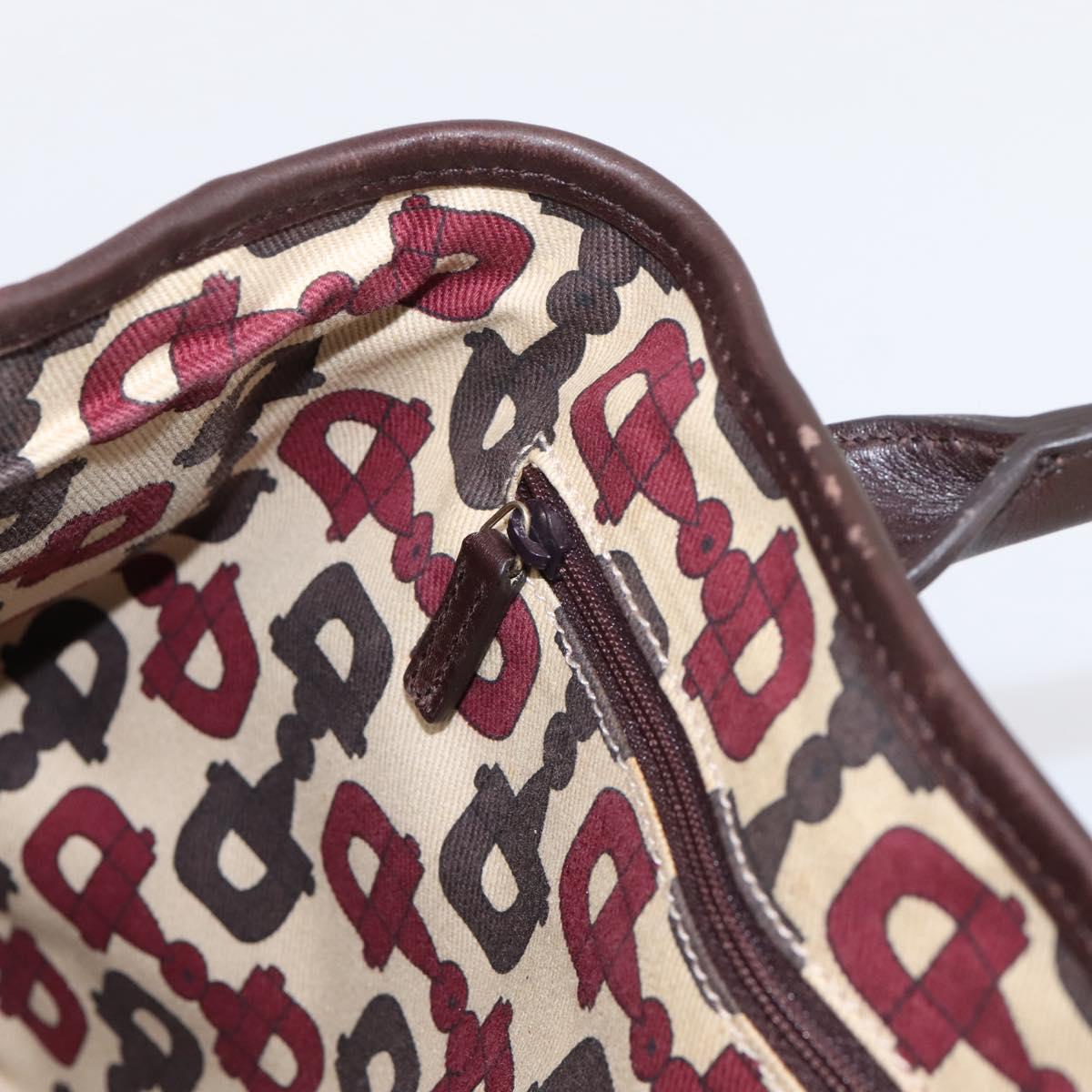 GUCCI GuccissimaGG Tote Bag Leather Dark Brown Gold Tone 163805 Auth 200808V