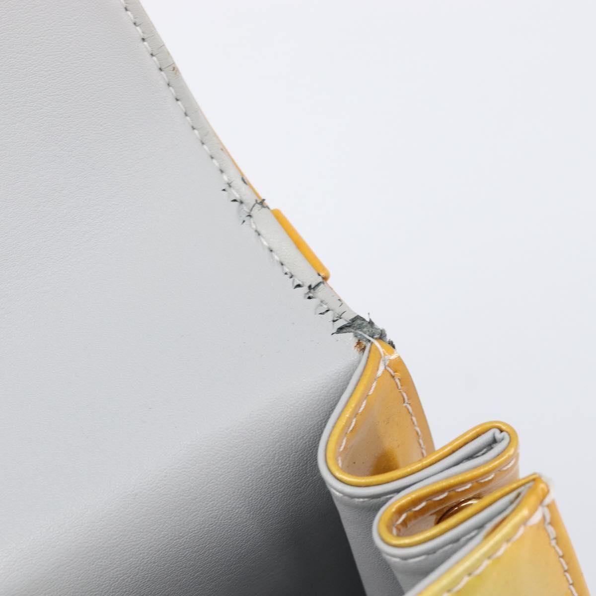 LOUIS VUITTON Monogram Vernis Spring Street Hand Bag Gris M91029 LV Auth 200809