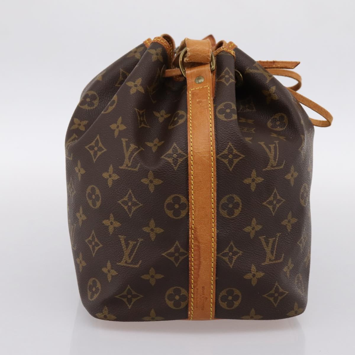 LOUIS VUITTON Monogram Petit Noe Shoulder Bag M42226 LV Auth 200813