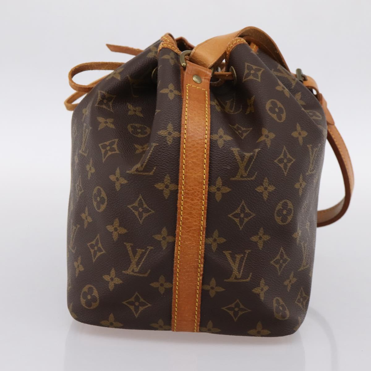 LOUIS VUITTON Monogram Petit Noe Shoulder Bag M42226 LV Auth 200813