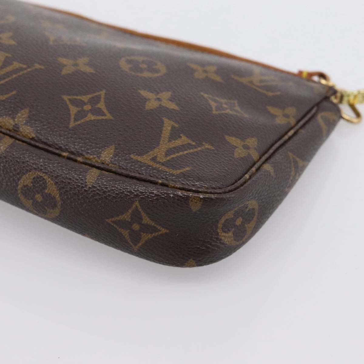 LOUIS VUITTON Monogram Pochette Accessoires Pouch M51980 LV Auth 200833