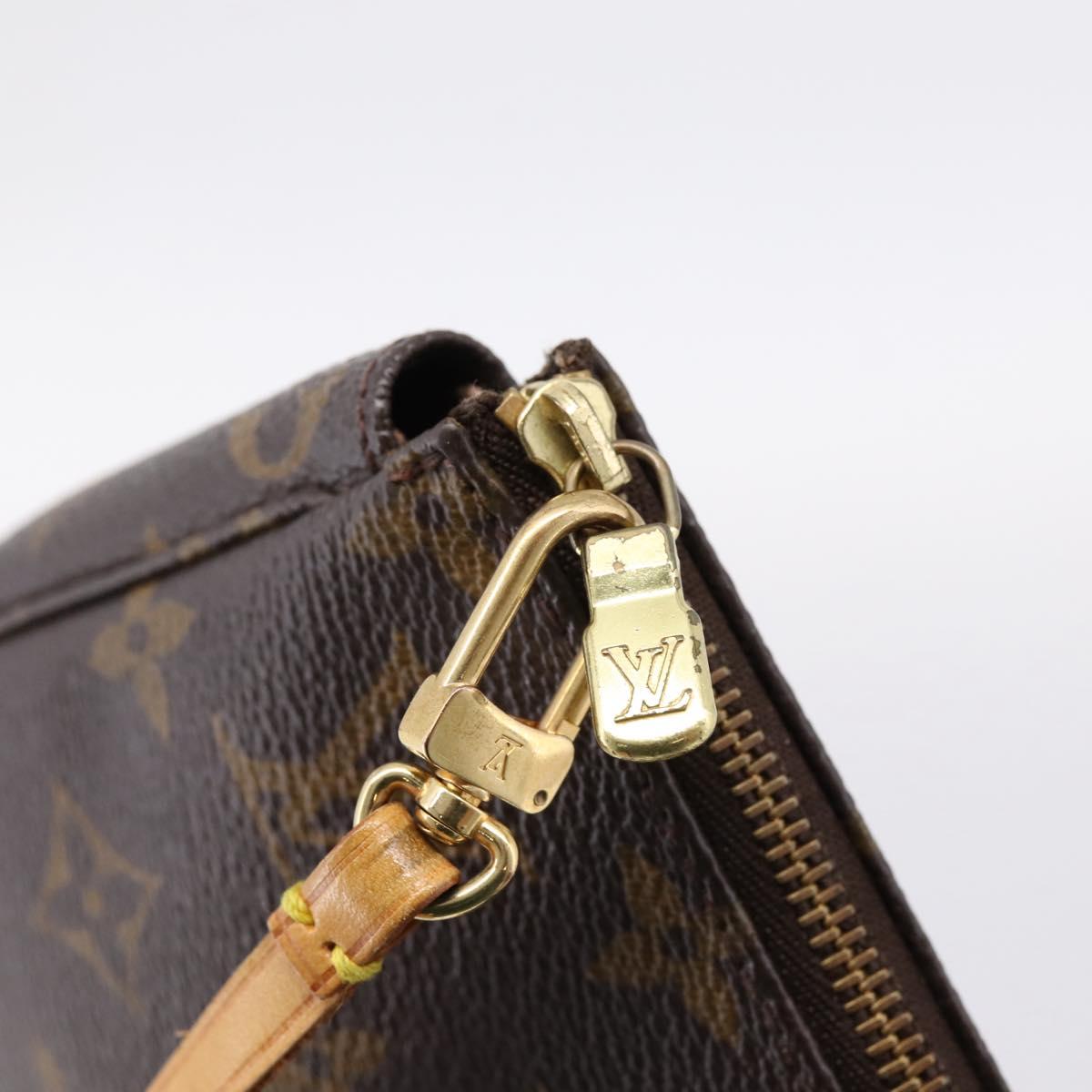 LOUIS VUITTON Monogram Pochette Accessoires Pouch M51980 LV Auth 200833