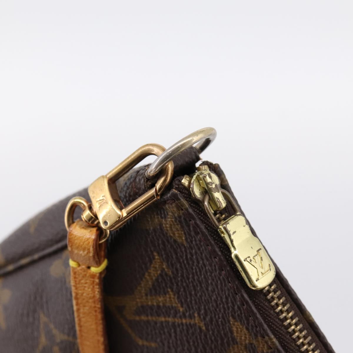 LOUIS VUITTON Monogram Pochette Accessoires Pouch M51980 LV Auth 200837
