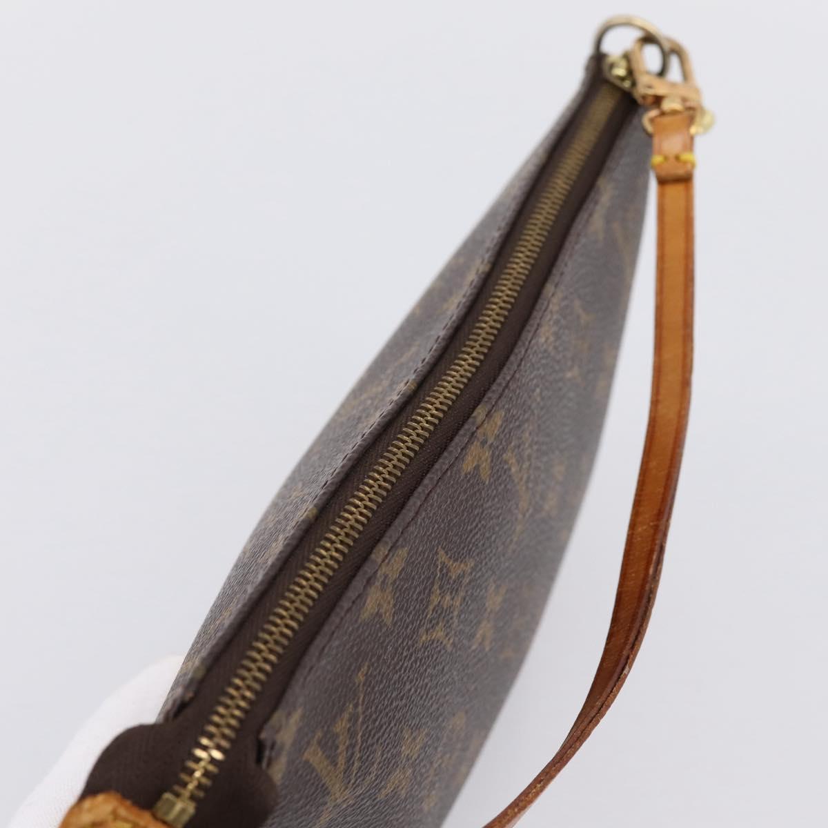 LOUIS VUITTON Monogram Pochette Accessoires Pouch M51980 LV Auth 200837