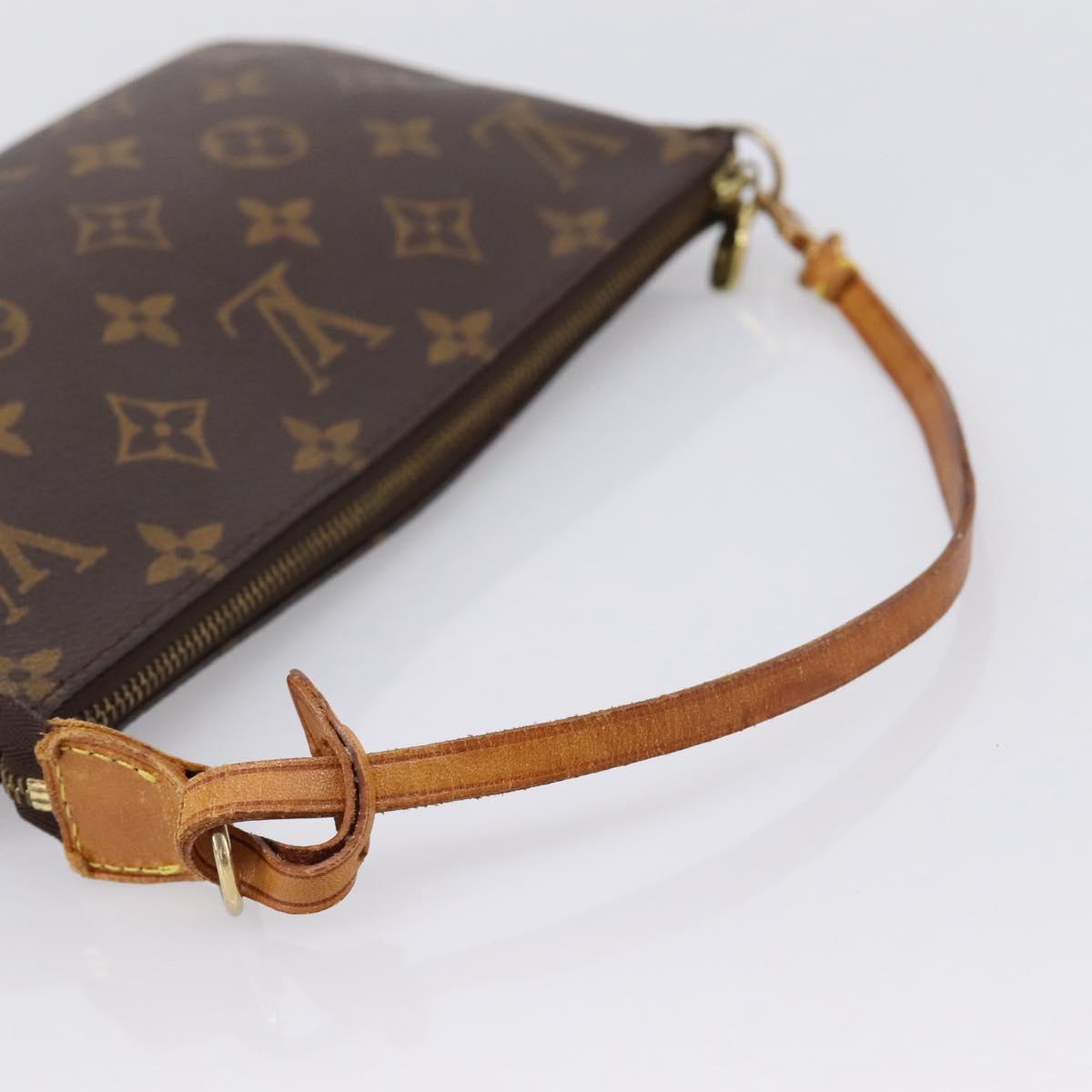 LOUIS VUITTON Monogram Pochette Accessoires Pouch M51980 LV Auth 200837