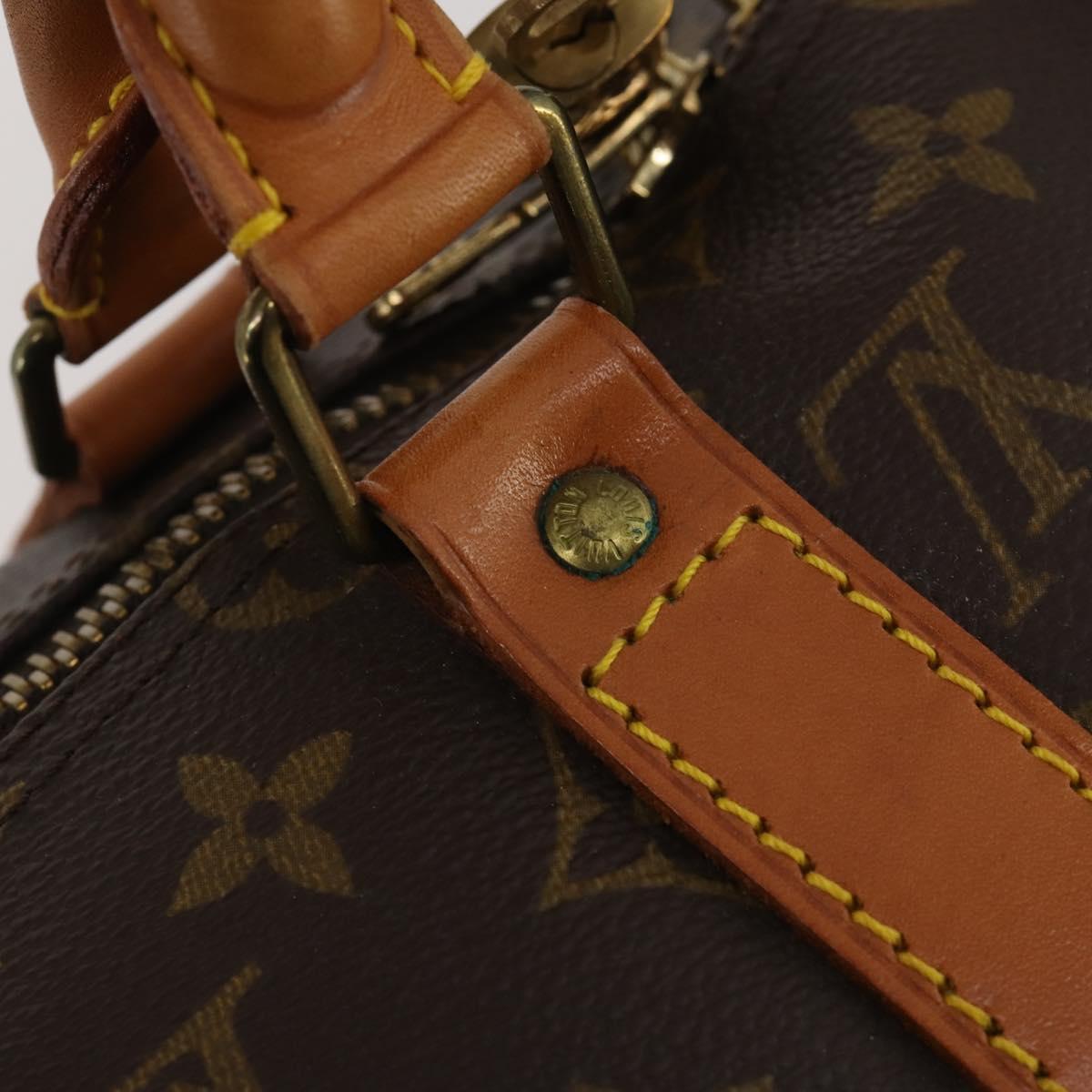 LOUIS VUITTON Monogram Keepall 50 Boston Bag M41426 LV Auth 200838V