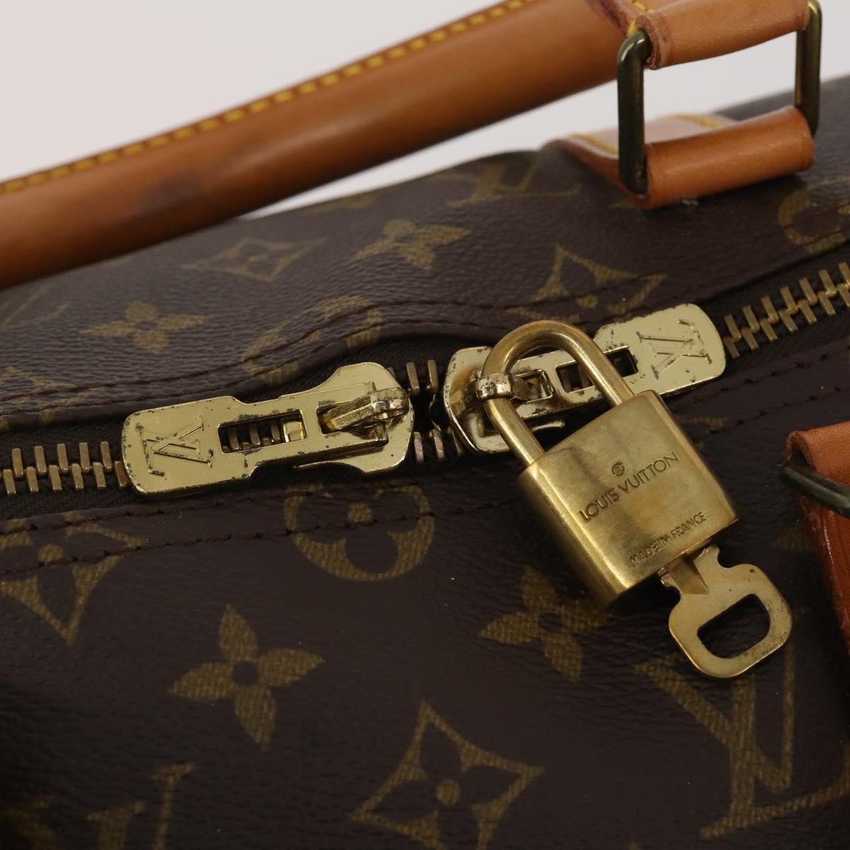 LOUIS VUITTON Monogram Keepall 50 Boston Bag M41426 LV Auth 200838V
