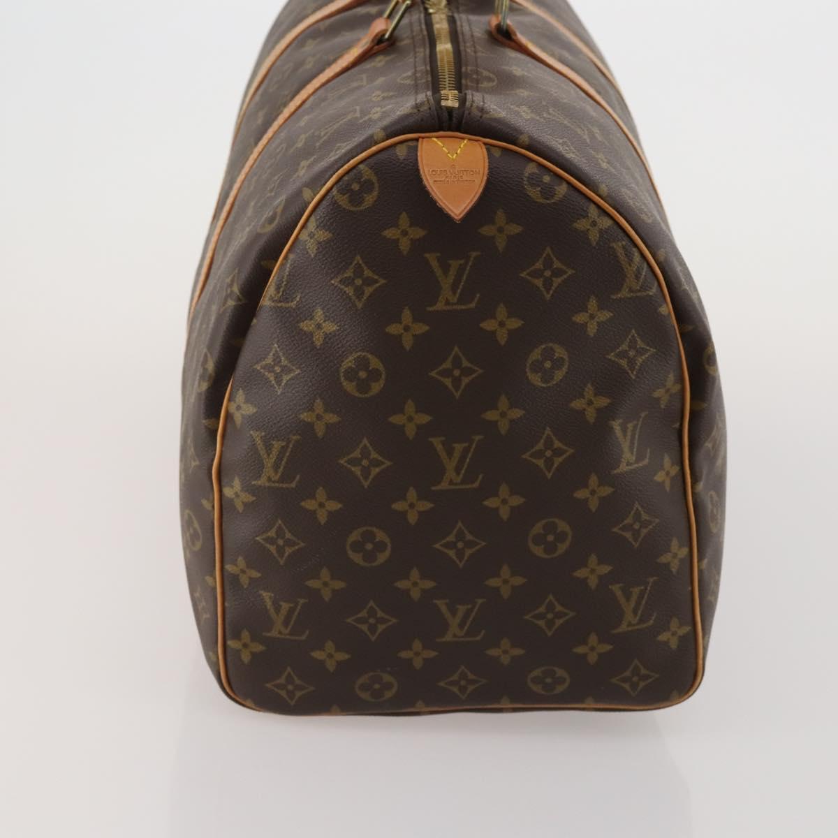LOUIS VUITTON Monogram Keepall 50 Boston Bag M41426 LV Auth 200838V