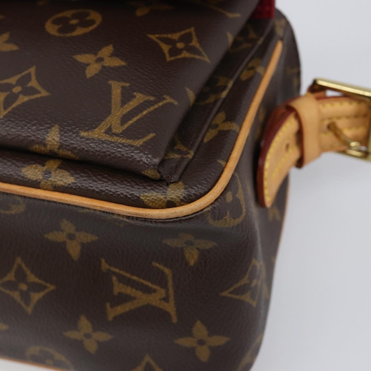 LOUIS VUITTON Monogram Viva Cite MM Shoulder Bag M51164 LV Auth 200839V
